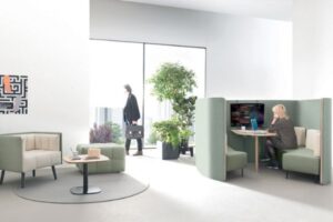 Render di un ufficio smart