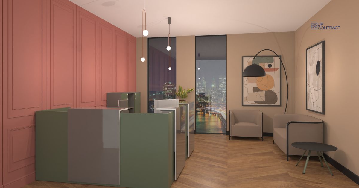 Sala d'attesa con colori e tonalità consigliate pr il 2025 Sala d'attesa con colori e tonalità consigliate pr il 2025